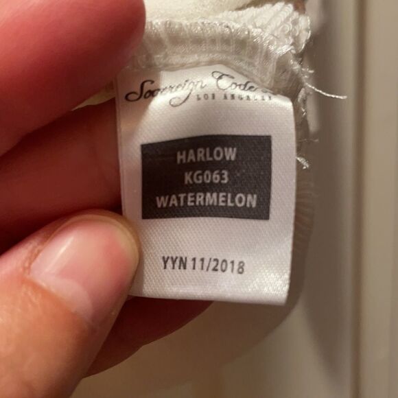 Sovereign Code Harlow Watermelon Ruffle Sleeve top - Picture 6 of 7